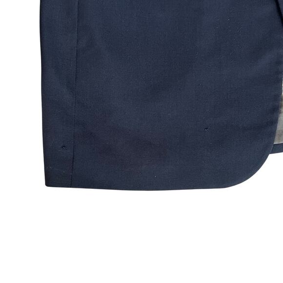 Oscar De La Renta Men’s 100% Wool Navy Two Button Blazer Sports Coat Jacket 42L - Picture 11 of 14